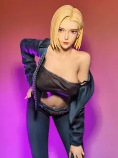 ドラゴンボール セル画 (人造人間18号、クリリン、ブルマ、マーロン