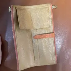 COMPANY レザー 筆箱 中型 ベージュ