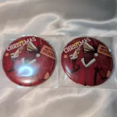 ベストジーニスト クリスマス 缶バッジ 2個