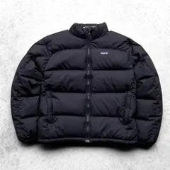 希少 Patagonia パタゴニア 刺繍ロゴ フィッツロイ ダウンジャケット