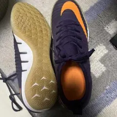 Nike フットサルシューズ ネイビー/オレンジ 26センチ