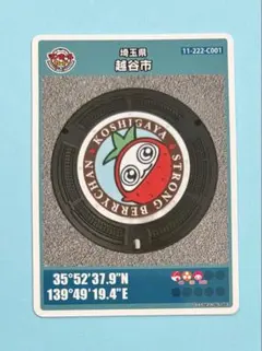マンホールカード 埼玉県越谷市C 009