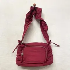 BAGGU ショルダーバッグ レッド 2way 巾着型 - メルカリ