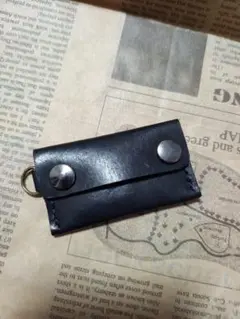 サドルレザー コインケース小物入れ兼キーホルダー