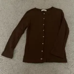 OPAQUE.CLIP カーディガン ブラウン