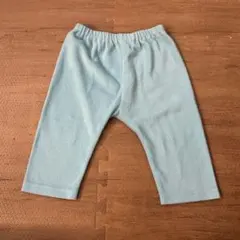 水色 フリース パンツ 80cm