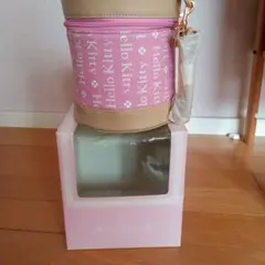 Hello Kitty 円筒形バッグ ピンク