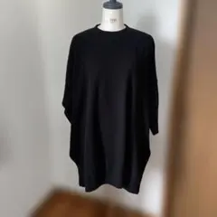 最終値下げ　pual ce cinニット ロング　ブラック　ゆったり