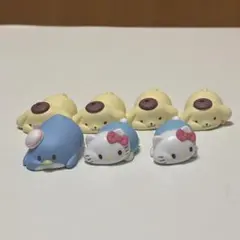 ハローキティ ポムポムプリン タキシードサム カプセルトイ ガチャ 7体セット