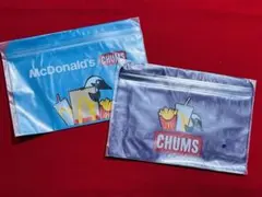 マクドナルド　福袋　CHUMS   チャムス　ジッパーポーチ　2個