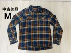 パタゴニア メンズ フィヨルド・フランネル・シャツ Mサイズ 中古美品