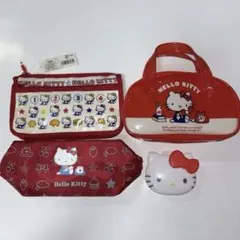 ハローキティ　キティちゃん　グッズ　4点まとめ売り　ポーチ　小物入れ　レトロ