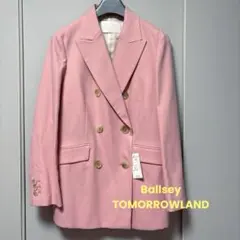新品 トゥモローランド Ballsey ピンク ダブルブレストジャケット 36