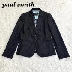 美品 PAUL SMITH 裏地総柄テーラードジャケット 40 ダークネイビーのサムネイル