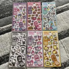 正規品！平成はっぴーフォン ６種類セット ステッカー