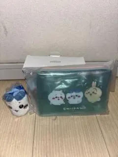 ちいかわ トラベルポーチセット グリーン ハチワレポーチ