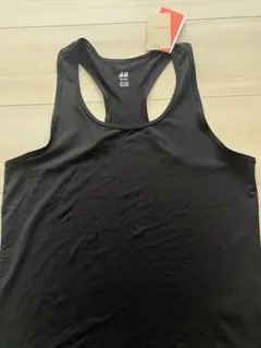 H&M SPORT ブラック スポーツタンクトップ Sサイズ