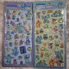 ボンボンドロップシール・プチドロップステッカー モンスターズインク 2枚セット