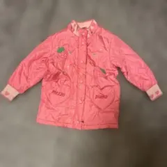 mezzo piano いちごモチーフ 中綿コート