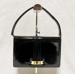 新品同様！pierre cardin  パテントレザー 2way ハンドバッグ