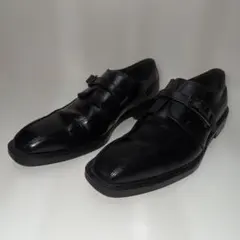 美品！　JOHN PEARSE 黒革　ビジネスジュース　メンズ　 25cm