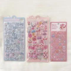 ボンボンドロップシール　タイルシール 3枚セット　まとめ売り