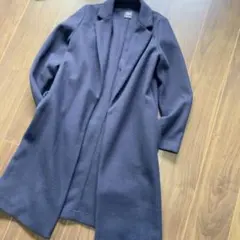 最終値下！ZARA！ネイビー ロングコート シンプル　サイズS