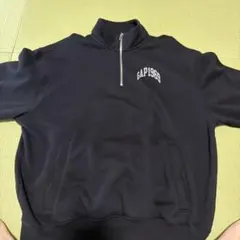 GAP 1969 ハーフジップ スウェット ブラック Mのサムネイル