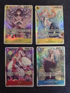 ワンピースカード ニコ・ロビン ナミ ウタ ネフェルタリ・ビビ SR まとめ