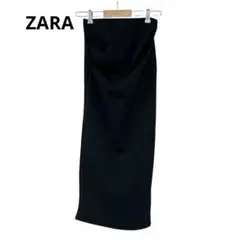 ZARA タイトスカート 黒 ロング丈 Iライン バックスリット S（M相当）のサムネイル