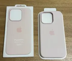 Apple純正iPhone 15 Pro ピンク シリコンケース