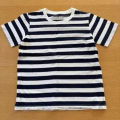 無印良品　ボーダー Tシャツ 130