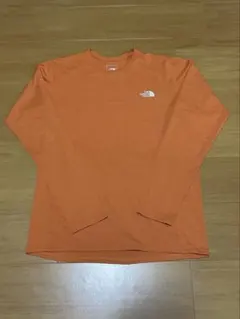 THE NORTH FACE 長袖カットソー オレンジ