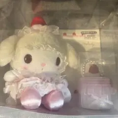 新品　マイメロディ いちごホイップケーキ ぬいぐるみ&アクセサリーケースセット