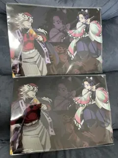 鬼滅の刃 無限城編 第一章 激闘クリアファイル 胡蝶しのぶVS童磨　2枚セット