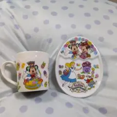 ディズニー イースター マグカップ プレートセット