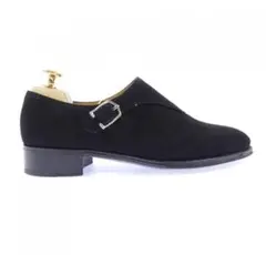 JOHN LOBB ジョンロブ ジャーミン3 黒スエード モンクストラップ 5Eのサムネイル