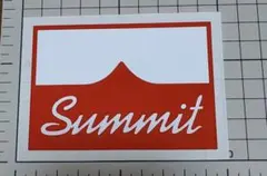Summit 非売品ステッカー 赤× 白　punpee cds パンピー　psg