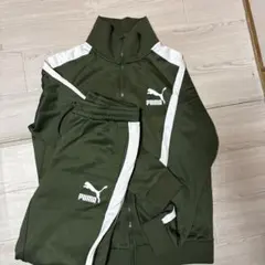 PUMA オリーブグリーン ジャージセット