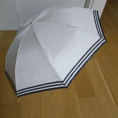 BURBERRY 折りたたみ傘 ホワイトストライプ