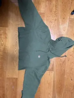 Champion フード付きトレーナー Sサイズ オリーブグリーン