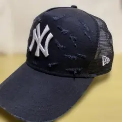マ*ナ様 New Era ヤンキース メッシュキャップ(ダメージ加工)