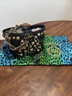 希少 VERSACE for H&M スタッズ バッグ 保存袋付き - メルカリ