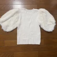 しまむら　半袖ニットトップス
