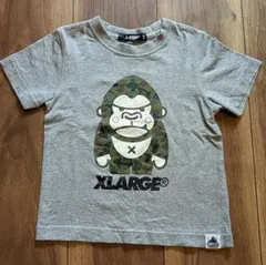 XLARGE キッズ Tシャツ 100cm グレー