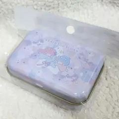 キキララ 50周年　サンリオ　リトルツインスターズ　ミニ缶