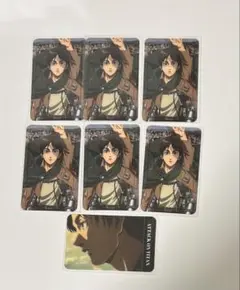 進撃の巨人 エレン カラオケの鉄人 トレーディングビジュアルカード