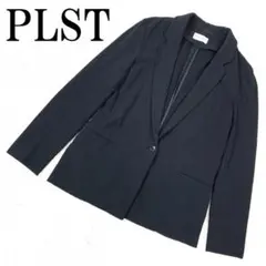 PLST プラステ テーラードジャケット ブラック コットン L B1975