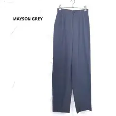 【MAYSONGREY】メイソングレイ　タック入りスラックス パンツ　Ｍ