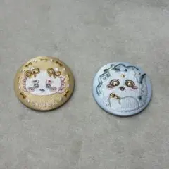 ちいかわ刺繍缶バッチ2 シーサー・あのこ 2点セット